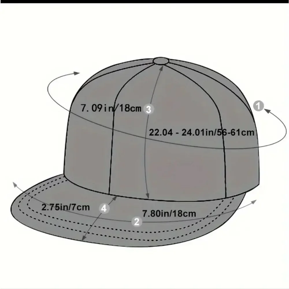 GOD GOT ME Men's Embroidered Hip Hop Hat - Adjustable UV Protection Casual Hat